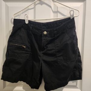 Women's Black Casual Shorts